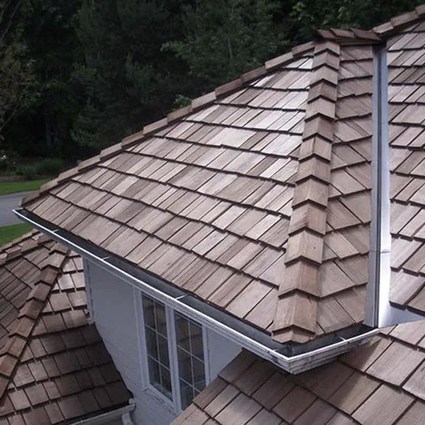 DaVinci polymer shake roof aerial view - Impact Exteriors installation