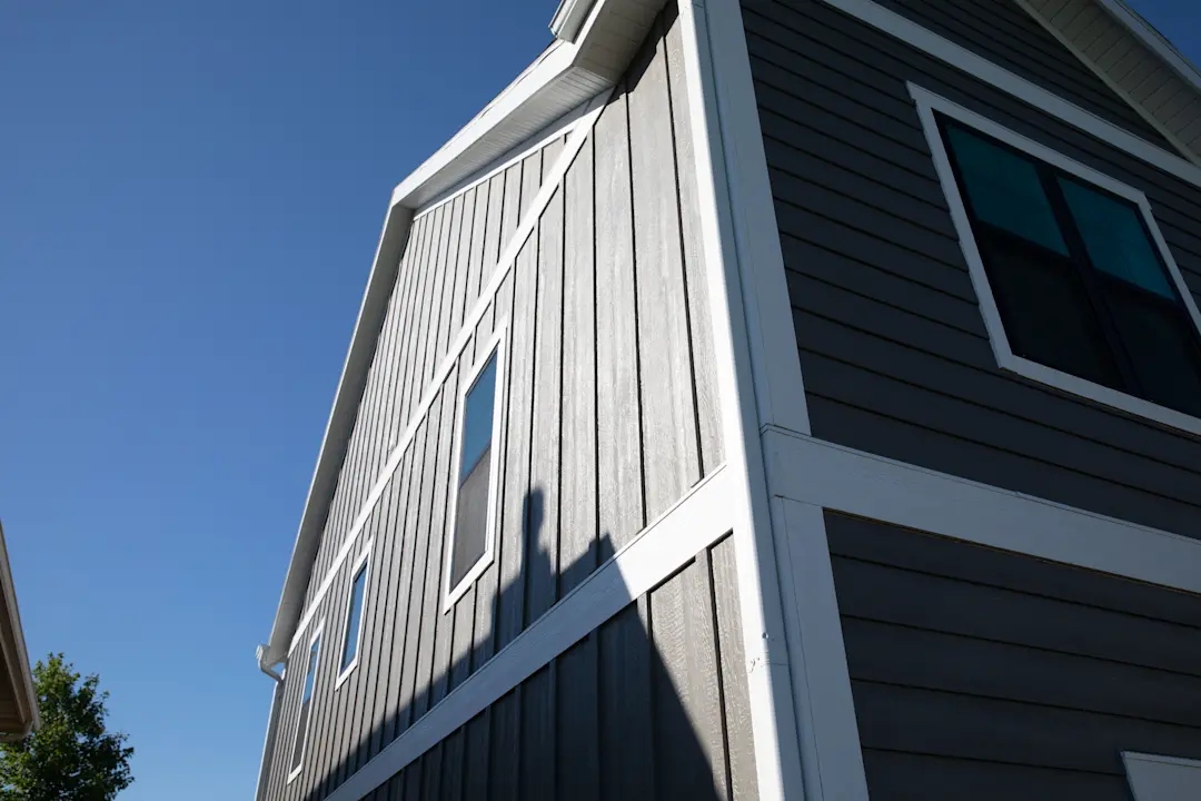 LP Board and Batten siding installation - Impact Exteriors Colorado